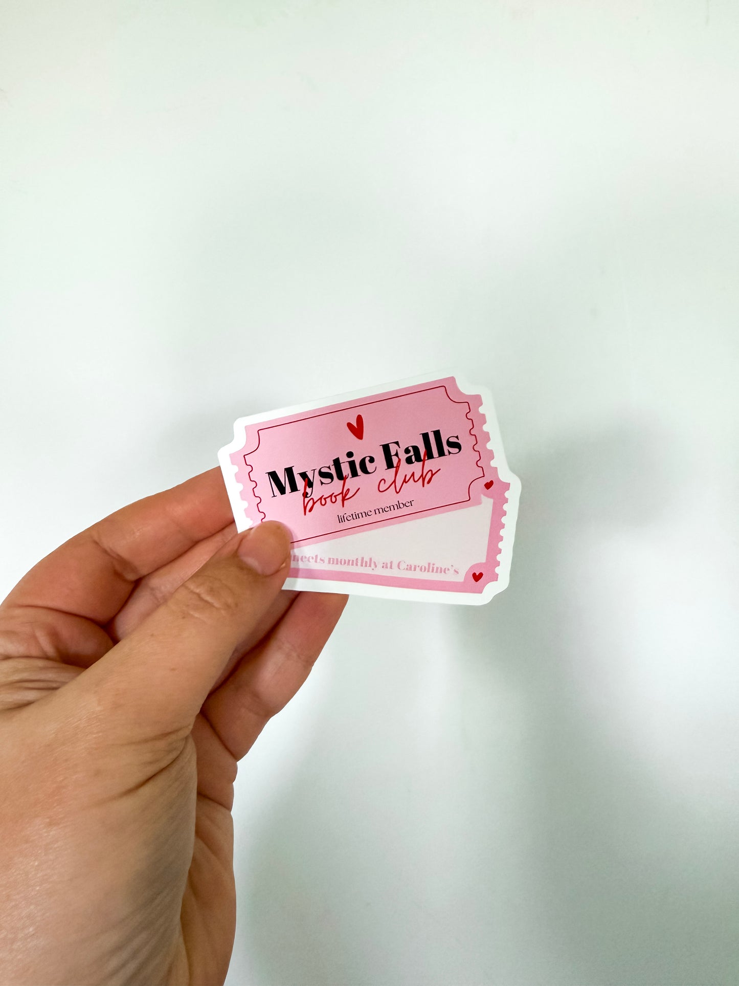 Mystic Falls Book Club Sticker