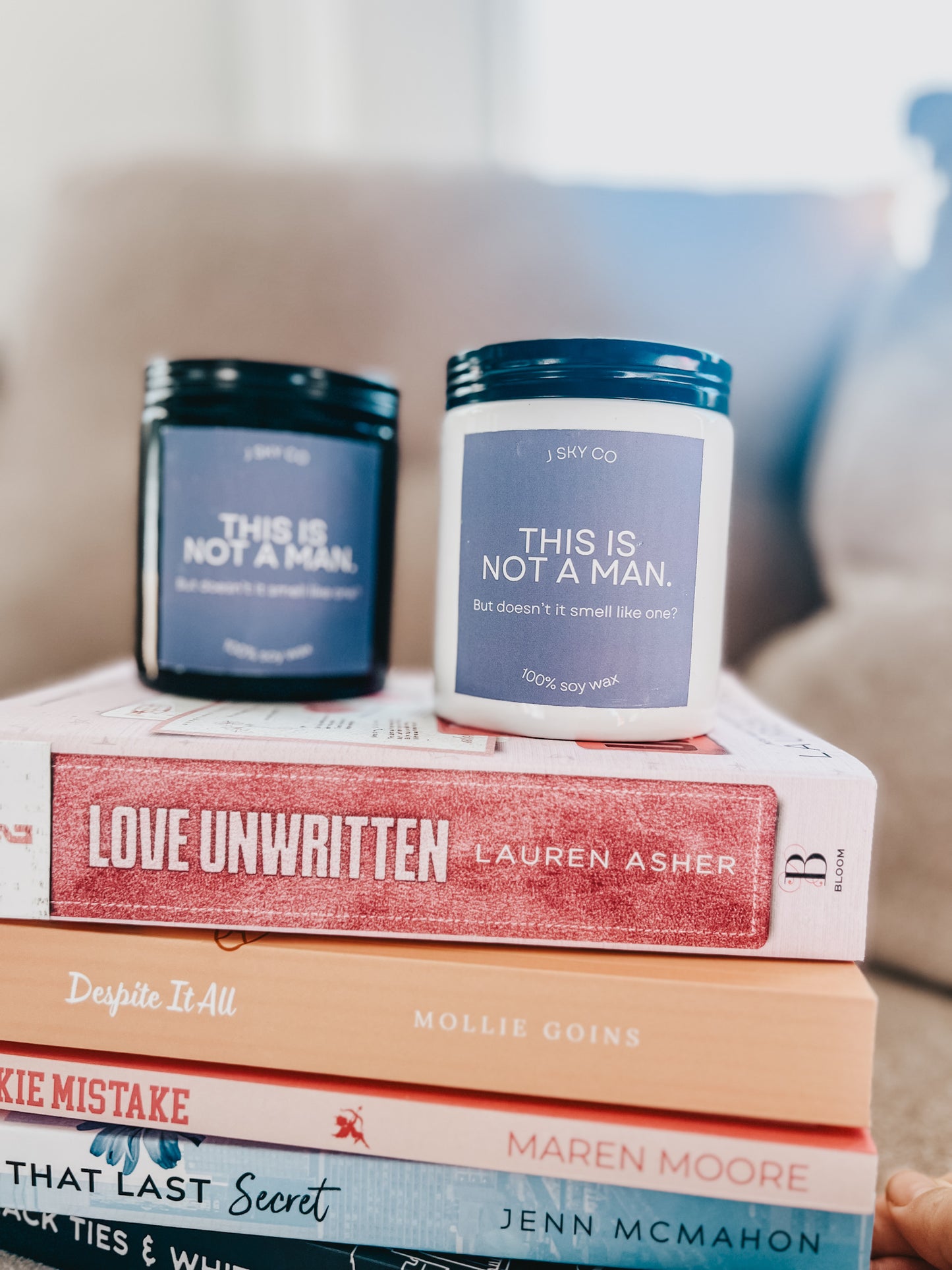 This Is NOT a Man Candle - Read to Ship