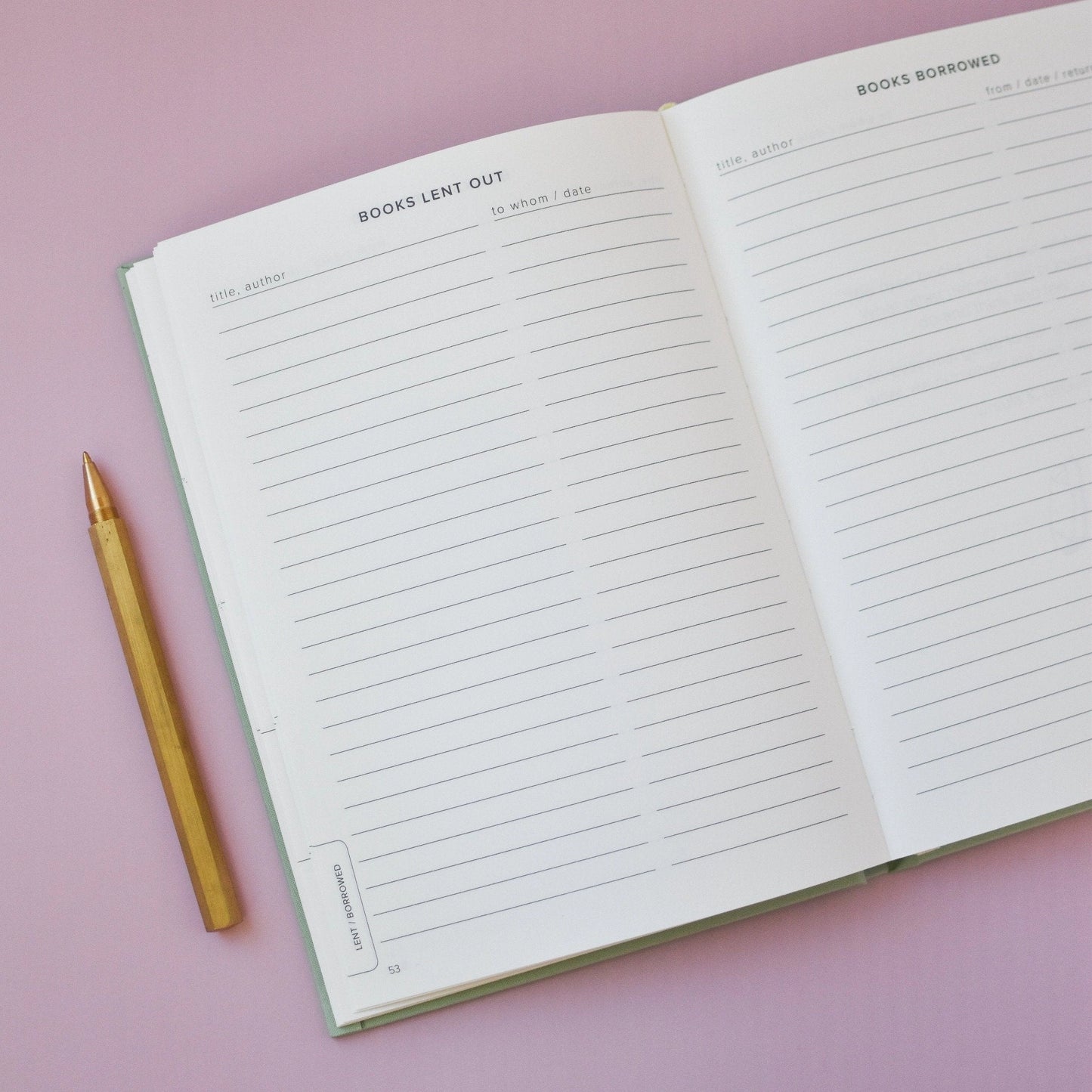 Reading Journal PREORDER