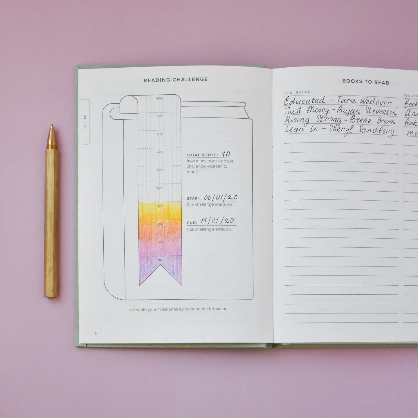 Reading Journal PREORDER