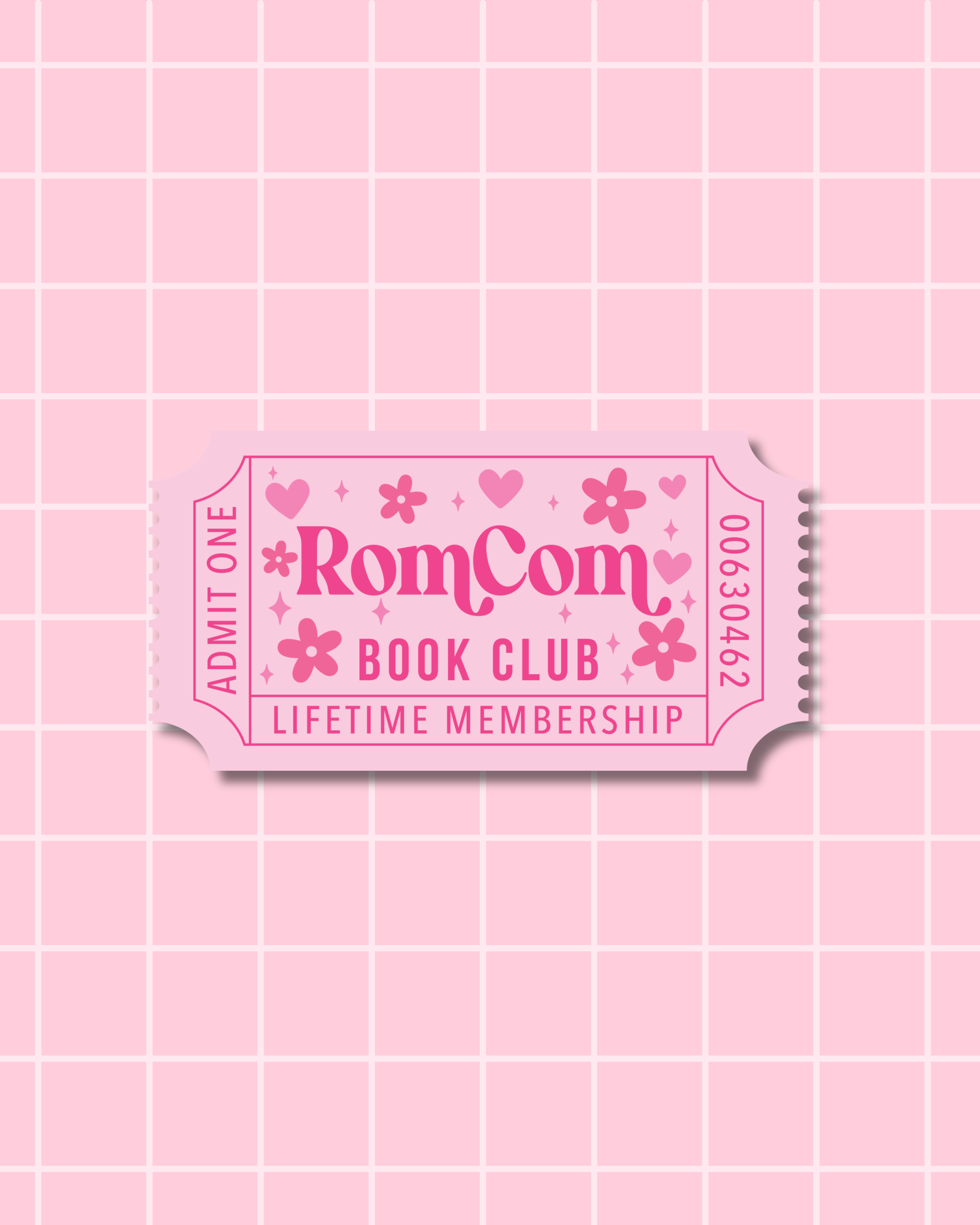 RomCom Book Club Sticker