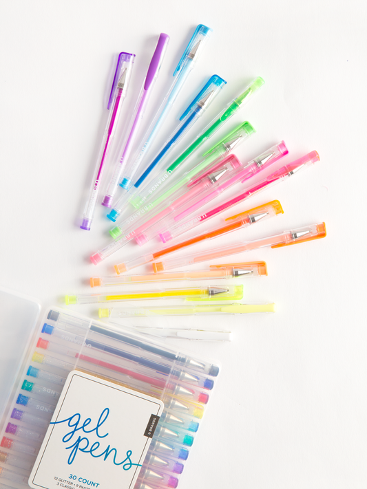 Gel Pens - Set of 30