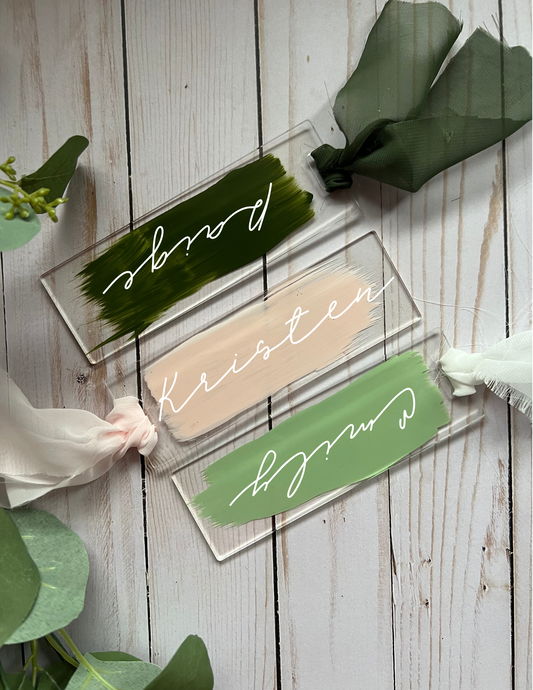 Personalized Acrylic Bookmark