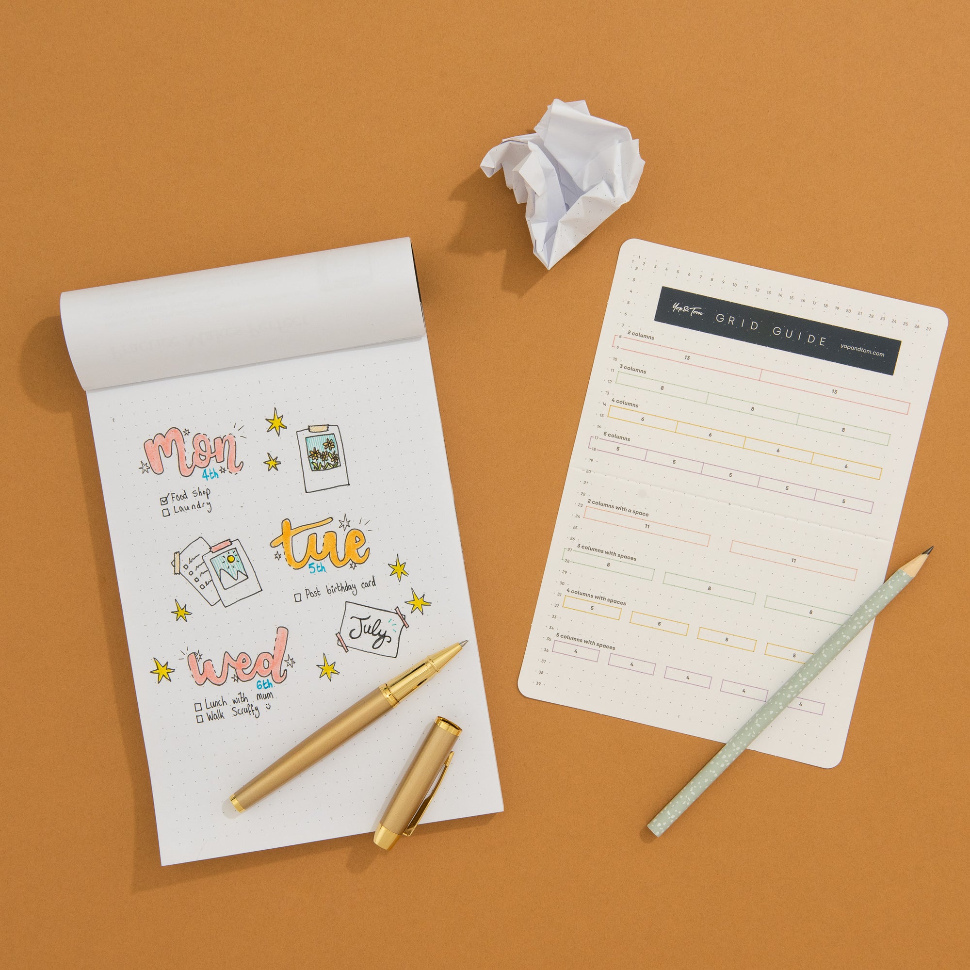 Dot Grid Practice Pad